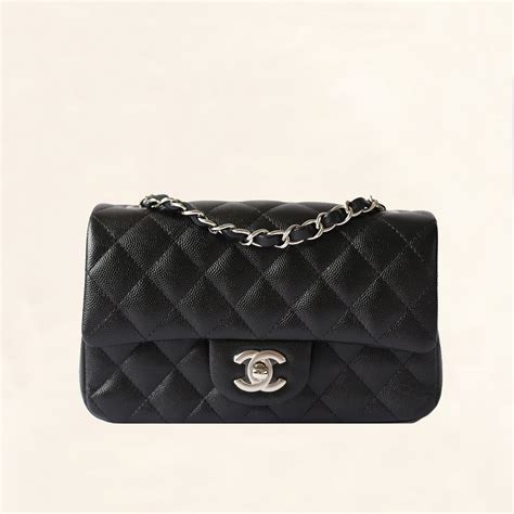 chanel mini rectangular silver hardware|chanel rectangular mini flap bag.